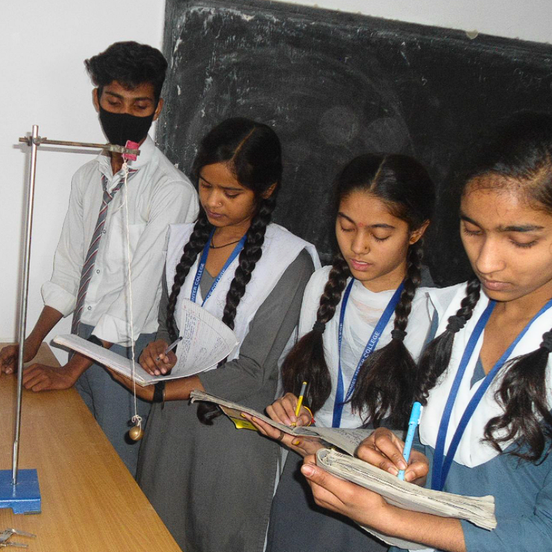 Students Learning in School Laboratory